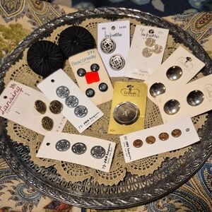 Assorted Vintage Button Collection